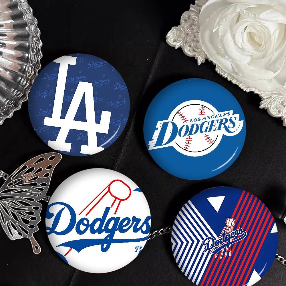 Gaming Console Buttons - Los Angeles D-Dodgers Bros Baru Pin