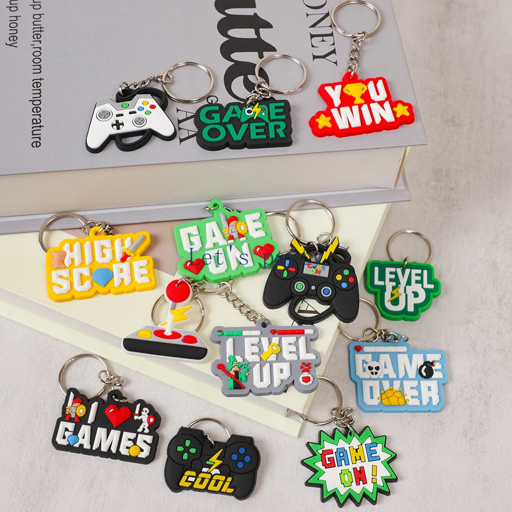 Gaming Console Keychain - 13 buah Video Game pada tema