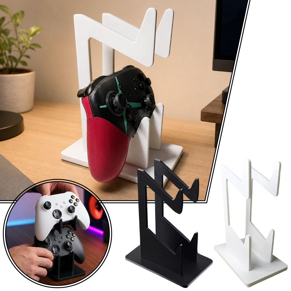 Gaming Console In - Dudukan Pengontrol Ganda Nirkabel, Aksesori Penyangga