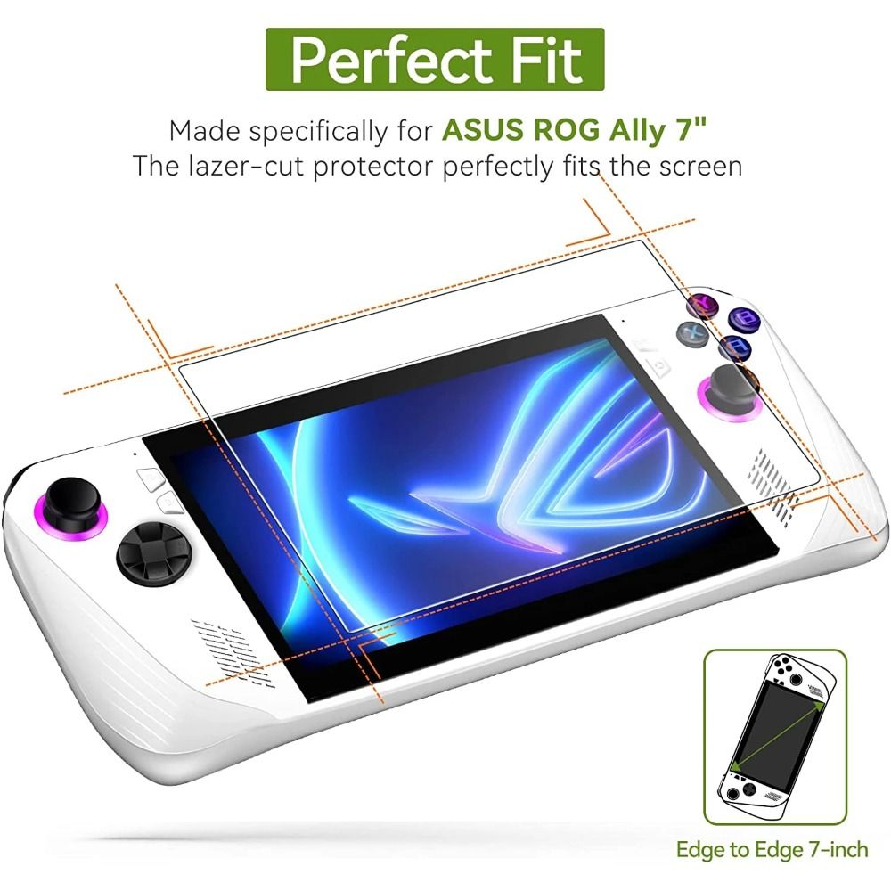 3PCS Aksesoris Pelindung Layar - Gaming Console Rog Ally ulasan dan harga